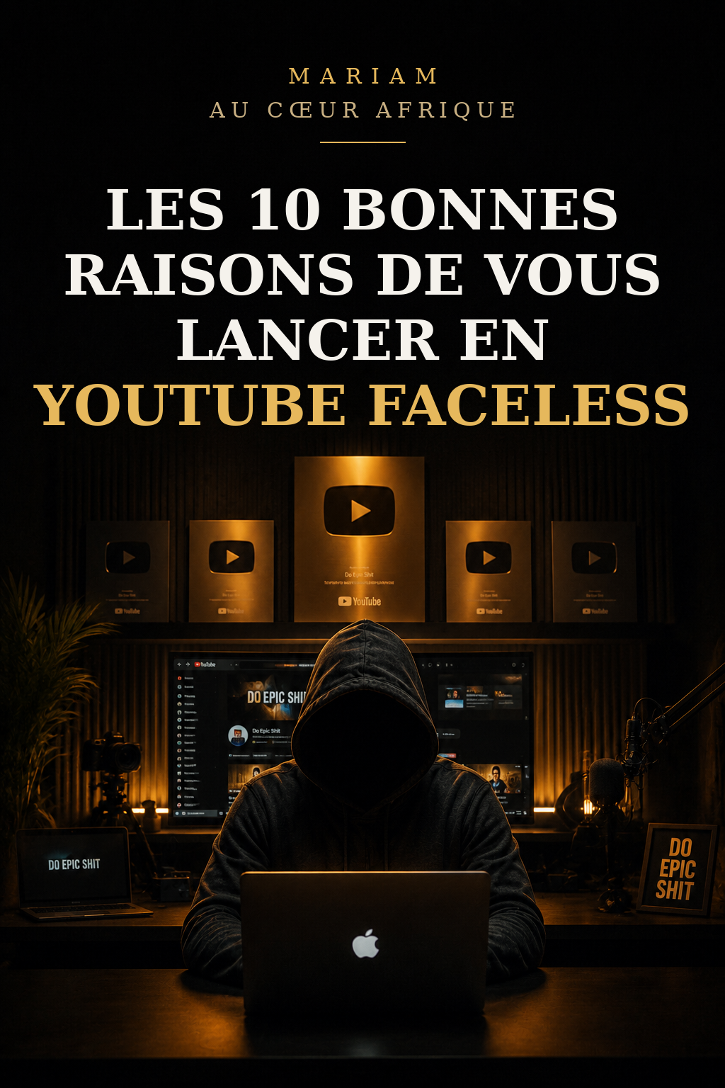 Couverture : Les 10 bonnes raisons de vous lancer en YouTube Faceless